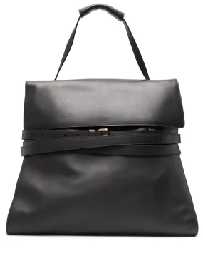 Moschino logo-debossed shoulder bag - Brown